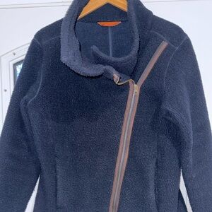 Cozy Navy Teddy Jacket